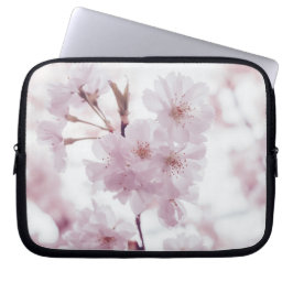 roze bloesem laptop sleeve