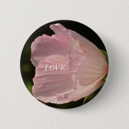 Roze Bloesem LIEFDE Foto Ronde Badge Ronde Button 5,7 Cm