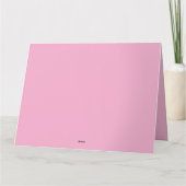 Roze Bloesem Magie Kaart (Achterkant)