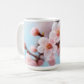 Roze Bloesem Magie Koffiemok (Voorkant links)