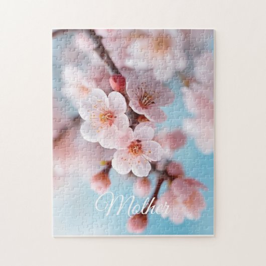 Roze Bloesem Magie Legpuzzel (Verticaal)