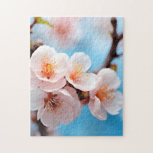 Roze Bloesem Magie Legpuzzel (Verticaal)