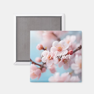 Roze Bloesem Magie  Magneet