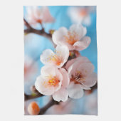 Roze Bloesem Magie Theedoek (Verticaal)
