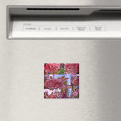 Roze bloesem magneet (Insitu (Vaatwasser))
