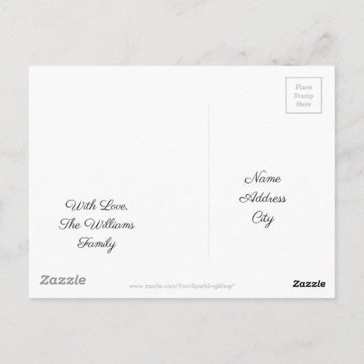 Roze Bloesem Magnolia Boom Bloemen Fotografie Briefkaart (Achterkant)