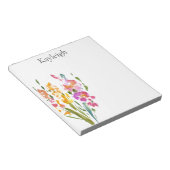  roze bloesem notitieblok (Schuin)