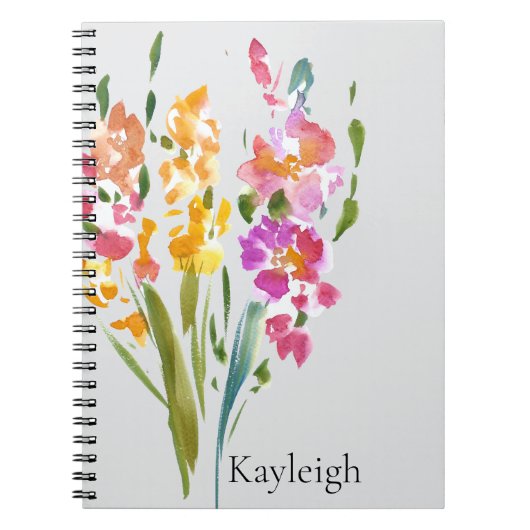 roze bloesem notitieboek (Voorkant)