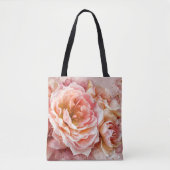 Roze Bloesem Rozen Waterverf Schilderij #4 Tote Bag (Voorkant)
