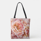 Roze Bloesem Rozen Waterverf Schilderij #4 Tote Bag (Achterkant)