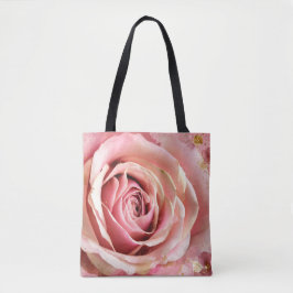 Roze Bloesem Rozen Waterverf Schilderij #5 Tote Bag