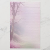 Roze Bloesem Schrijfpapier & Tijdschrift Ephemera Briefpapier (Voorkant)