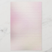 Roze Bloesem Schrijfpapier & Tijdschrift Ephemera Briefpapier (Achterkant)