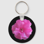 Roze bloesem Sleutelhanger (Achterkant)