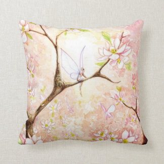 "Roze bloesem Uitzicht" Pillow Kussen