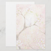 Roze Bloesem Uitzicht Stationery Briefpapier (Voorkant / Achterkant)