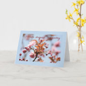 roze bloesemkaart engeland kaart (Gele Bloem)
