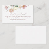 Roze Bloesems Aangepaste Enclosure Kaart (Voorkant / Achterkant)