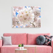 Roze bloesems. canvas afdruk (Insitu (Woonkamer))