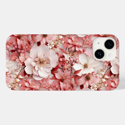 roze bloesems Case-Mate iPhone case (Achterkant (horizontaal))