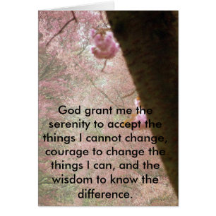 Roze bloesems en serenity Verse