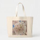 Roze bloesems. grote tote bag (Voorkant)