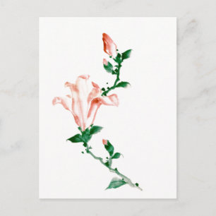 Roze bloesems, Hokusai Japanese Fine Art Briefkaart