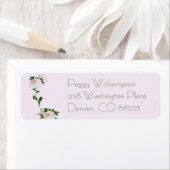 Roze bloesems, Hokusai Japans Kunstwerk Etiket (Insitu)