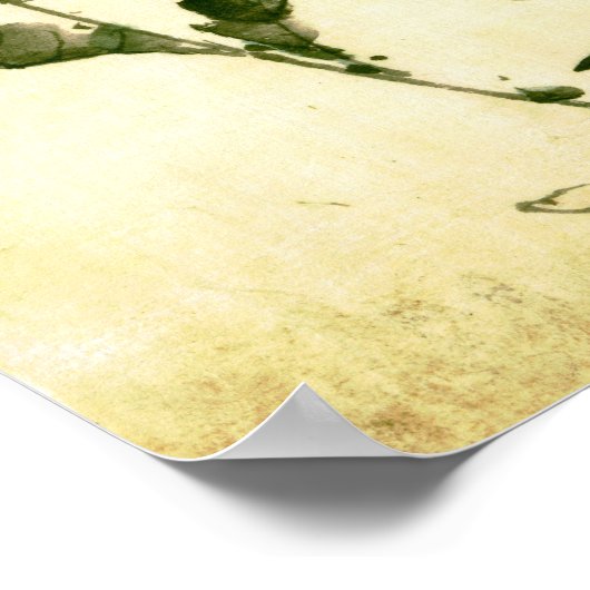 Roze bloesems, Hokusai Japans Kunstwerk Poster (Hoek)