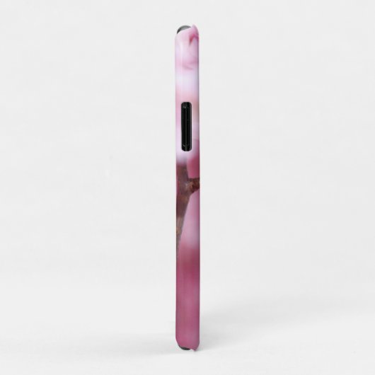 Roze bloesems iPhone Case (Achterkant/rechts)