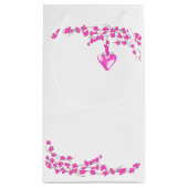 Roze Bloesems Klein Cadeauzakje (Achterkant)