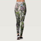Roze bloesems Leggen Leggings (Achterkant)
