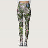 Roze bloesems Leggen Leggings (Voorkant)