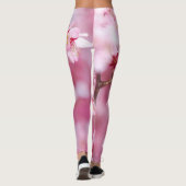Roze bloesems Leggings (Achterkant)