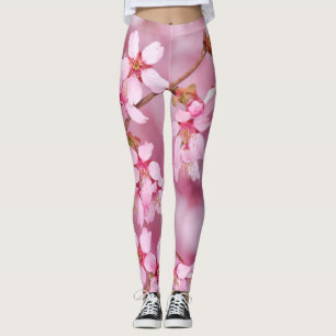 Roze bloesems Leggings
