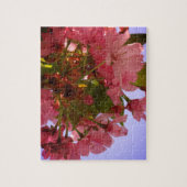 Roze bloesems legpuzzel (Verticaal)
