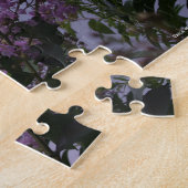 Roze bloesems legpuzzel (Zijkant)