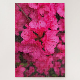 Roze bloesems legpuzzel