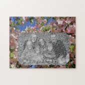 Roze bloesems Lijst Creëer Uw eigen foto Legpuzzel (Horizontaal)