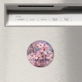 Roze bloesems magneet Ik hou van je zusje! Mangets (Insitu (Vaatwasser))