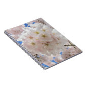 Roze bloesems. notitieboek (Rechterzijde)