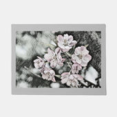  roze bloesems op een tak deurmat (Voorkant)
