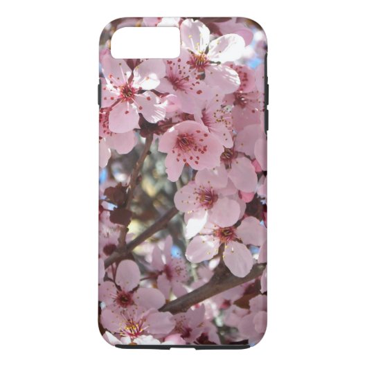 Roze bloesems op sierbloemen Case-Mate iPhone case (Achterkant)