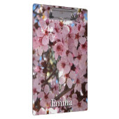 Roze bloesems op sierbloemen klembord (Rechts)