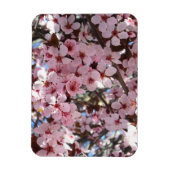 Roze bloesems op sierbloemen magneet (Verticaal)