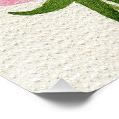 Roze Bloesems Perfect Poster (Hoek)