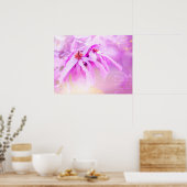  roze bloesems poster (Keuken)