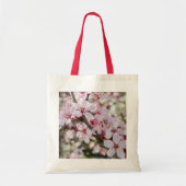 Roze bloesems Red Stems. Tote Bag (Voorkant)