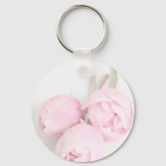 Roze bloesems Sleutelhanger (Voorkant)