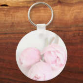 Roze bloesems Sleutelhanger (Voorkant)